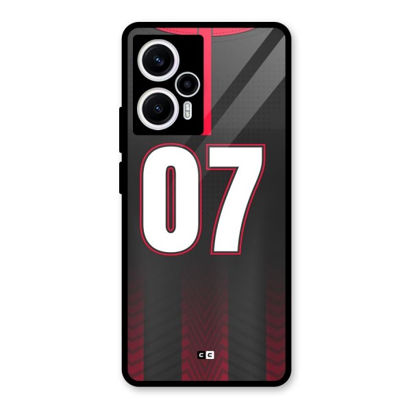 Jersy No 7 Glass Back Case for Poco F5