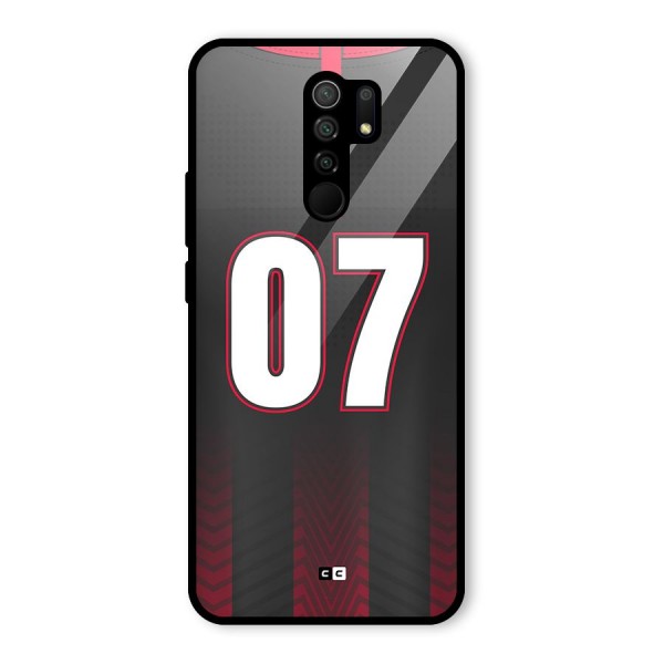 Jersy No 7 Glass Back Case for Redmi 9 Prime