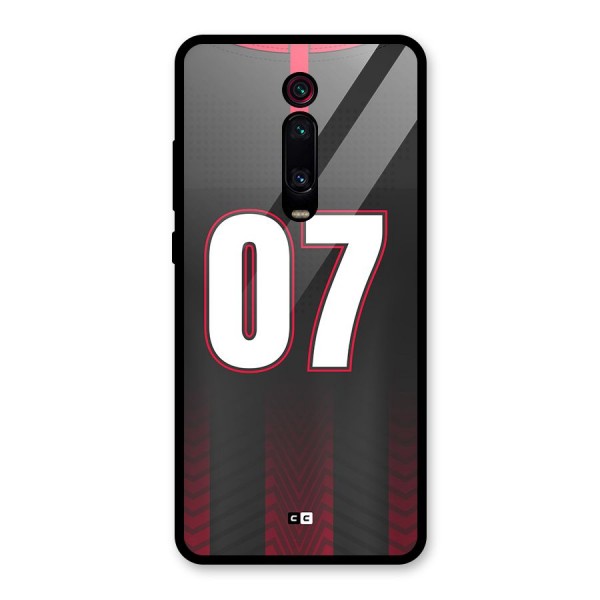 Jersy No 7 Glass Back Case for Redmi K20