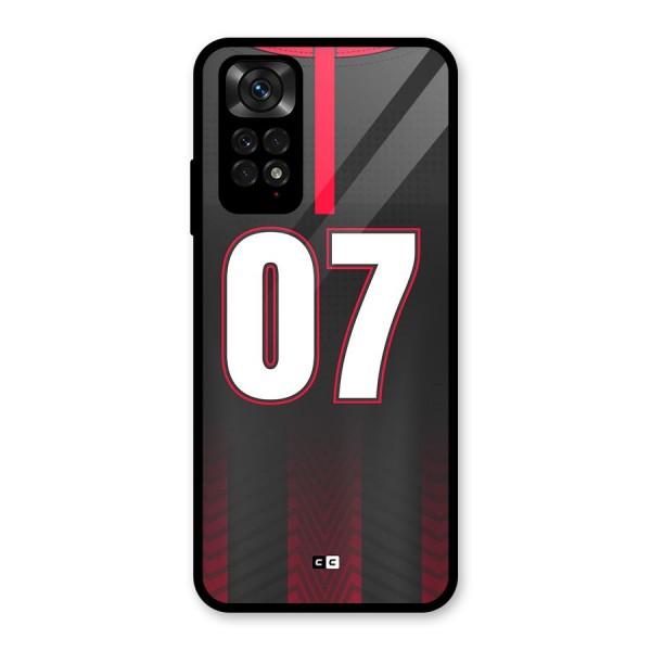 Jersy No 7 Glass Back Case for Redmi Note 11