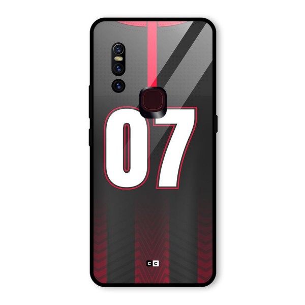 Jersy No 7 Glass Back Case for Vivo V15