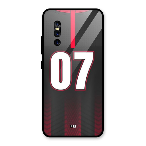 Jersy No 7 Glass Back Case for Vivo V15 Pro