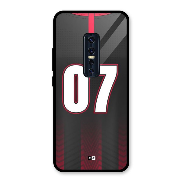 Jersy No 7 Glass Back Case for Vivo V17 Pro