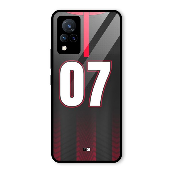 Jersy No 7 Glass Back Case for Vivo V21 5G