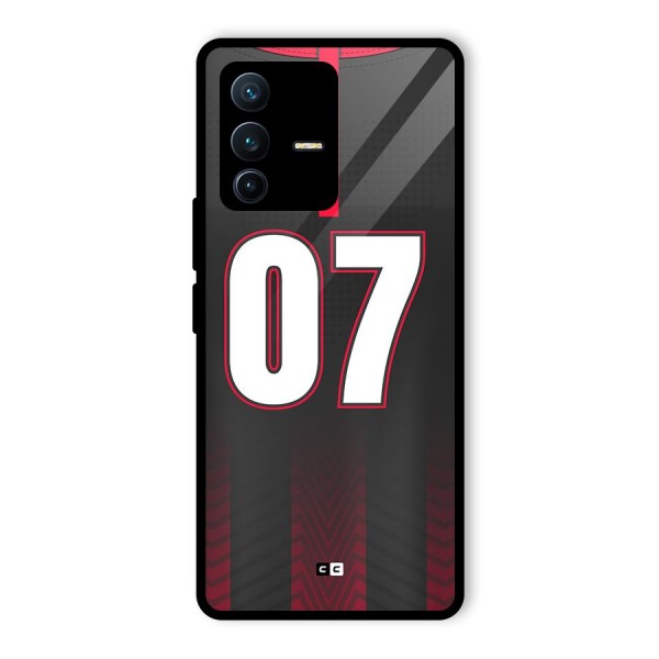 Jersy No 7 Glass Back Case for Vivo V23 Pro