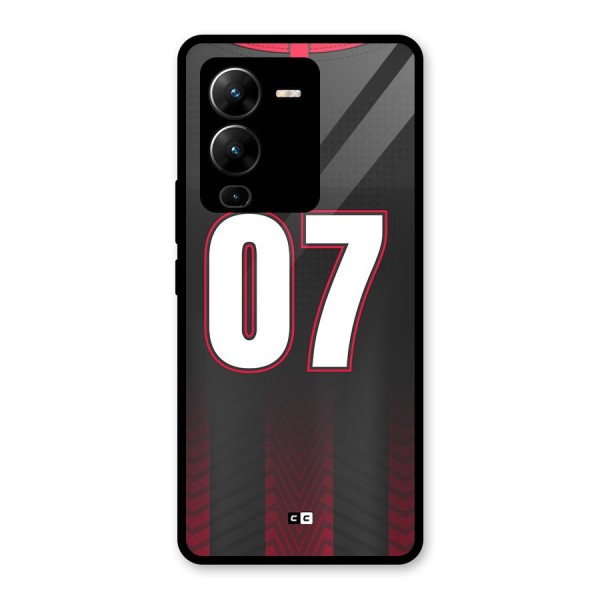 Jersy No 7 Glass Back Case for Vivo V25 Pro