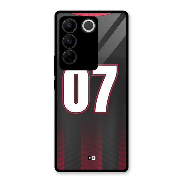 Jersy No 7 Glass Back Case for Vivo V27