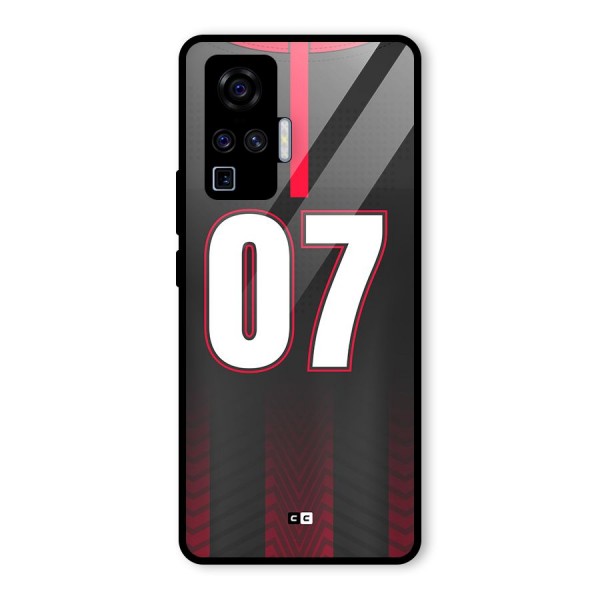 Jersy No 7 Glass Back Case for Vivo X50 Pro