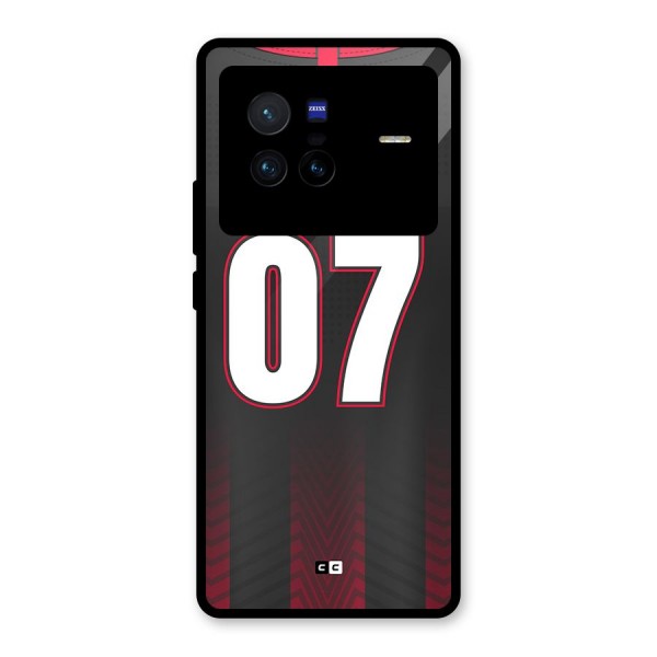 Jersy No 7 Glass Back Case for Vivo X80