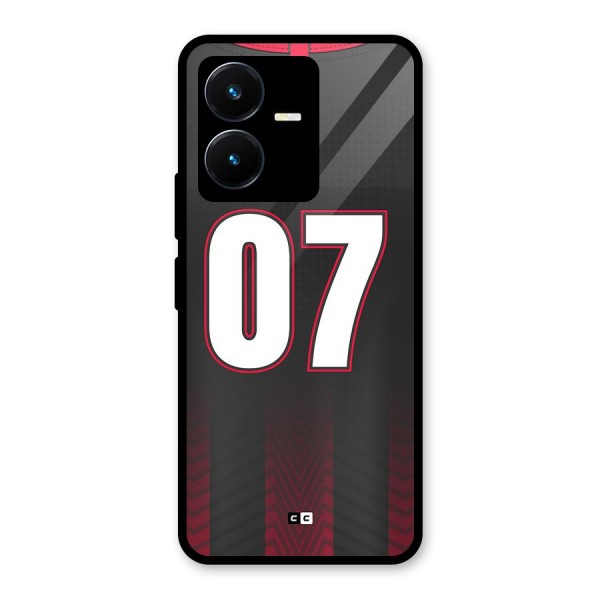 Jersy No 7 Glass Back Case for Vivo Y22