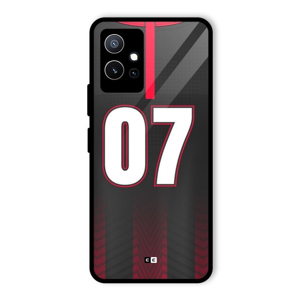 Jersy No 7 Glass Back Case for Vivo iQOO Z6