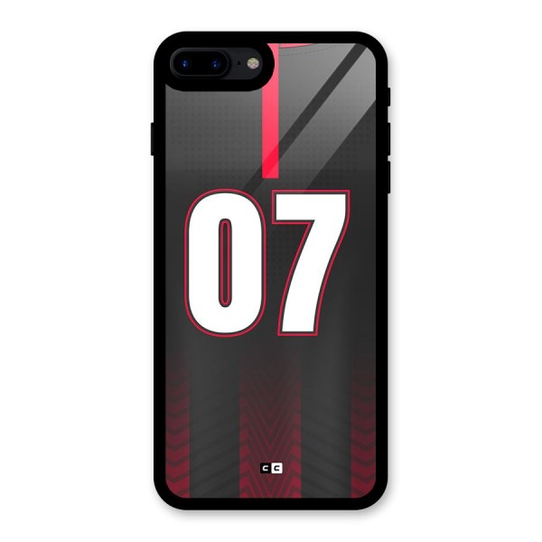 Jersy No 7 Glass Back Case for iPhone 7 Plus