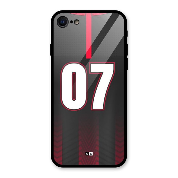 Jersy No 7 Glass Back Case for iPhone SE 2020