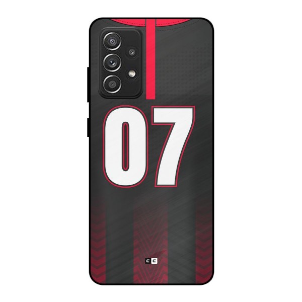 Jersy No 7 Metal Back Case for Galaxy A52