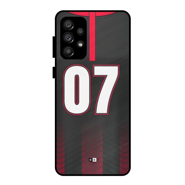 Jersy No 7 Metal Back Case for Galaxy A73 5G