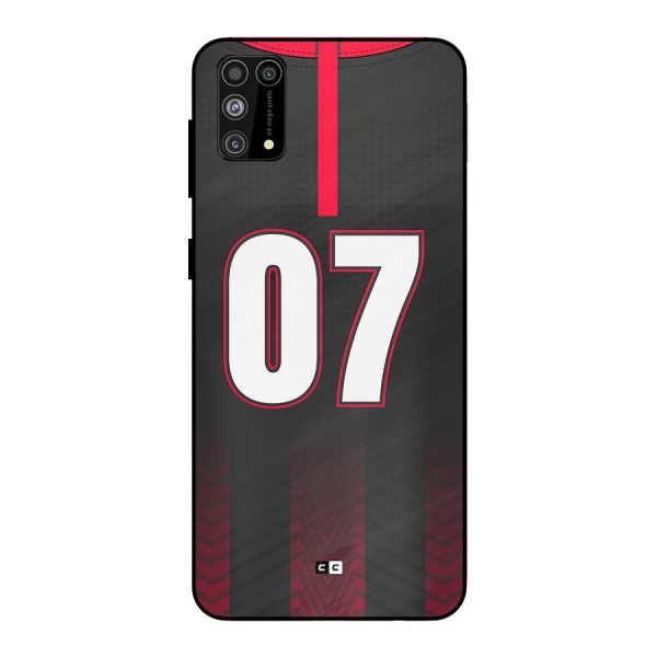 Jersy No 7 Metal Back Case for Galaxy F41