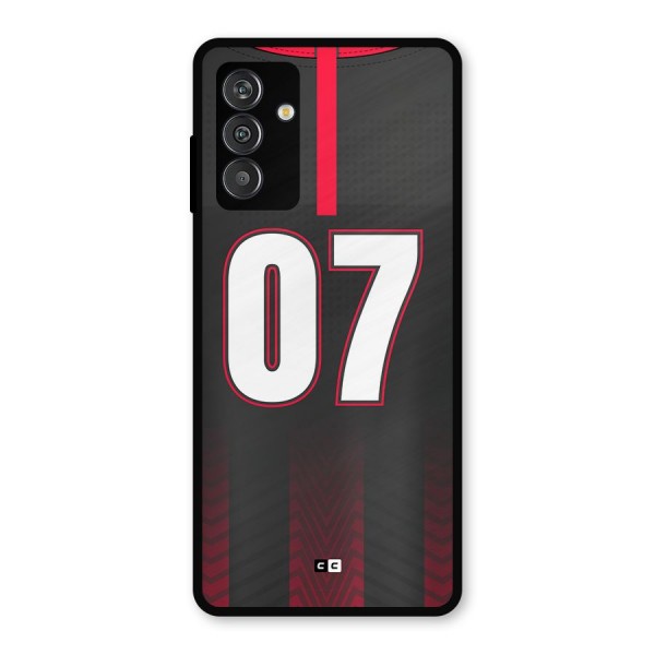 Jersy No 7 Metal Back Case for Galaxy M14 5G