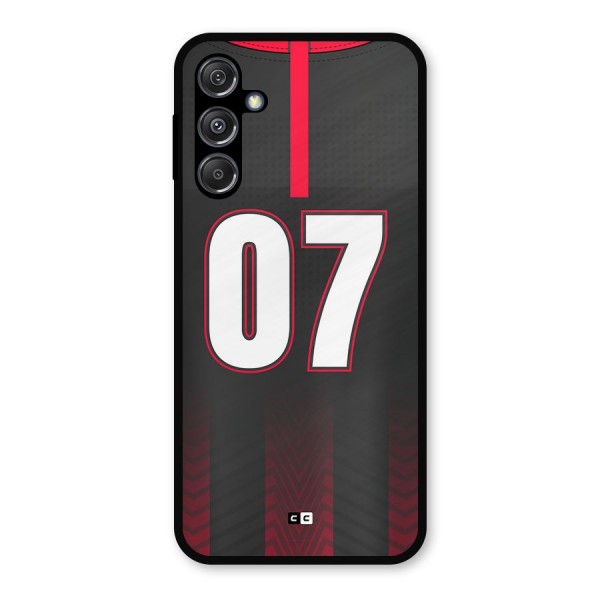 Jersy No 7 Metal Back Case for Galaxy M34 5G