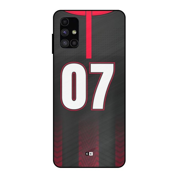 Jersy No 7 Metal Back Case for Galaxy M51