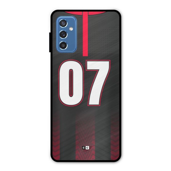 Jersy No 7 Metal Back Case for Galaxy M52 5G