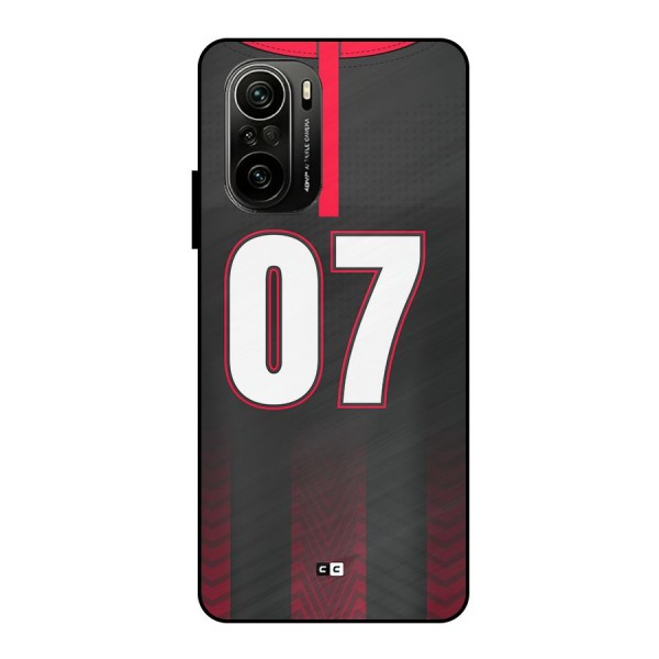 Jersy No 7 Metal Back Case for Mi 11X Pro