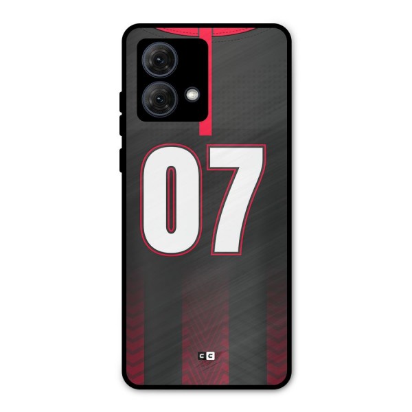 Jersy No 7 Metal Back Case for Moto G84