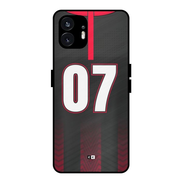 Jersy No 7 Metal Back Case for Nothing Phone 2