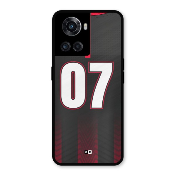 Jersy No 7 Metal Back Case for OnePlus 10R