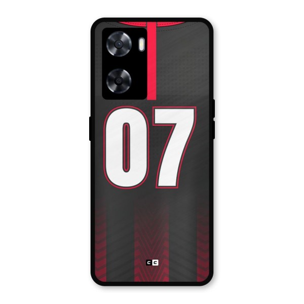 Jersy No 7 Metal Back Case for Oppo A77