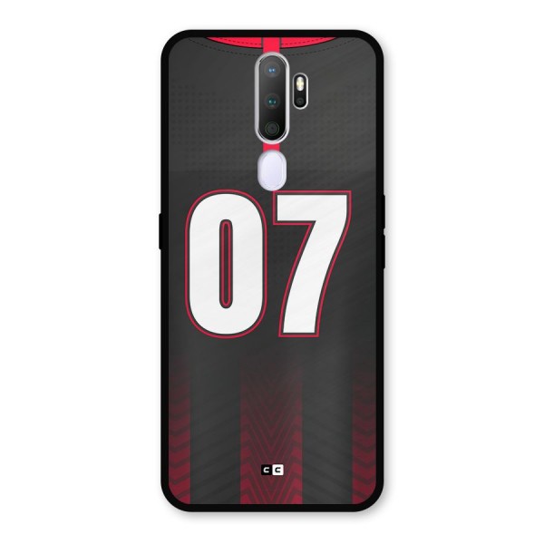 Jersy No 7 Metal Back Case for Oppo A9 (2020)