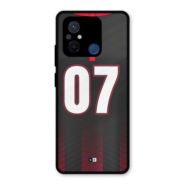 Jersy No 7 Metal Back Case for Poco C55