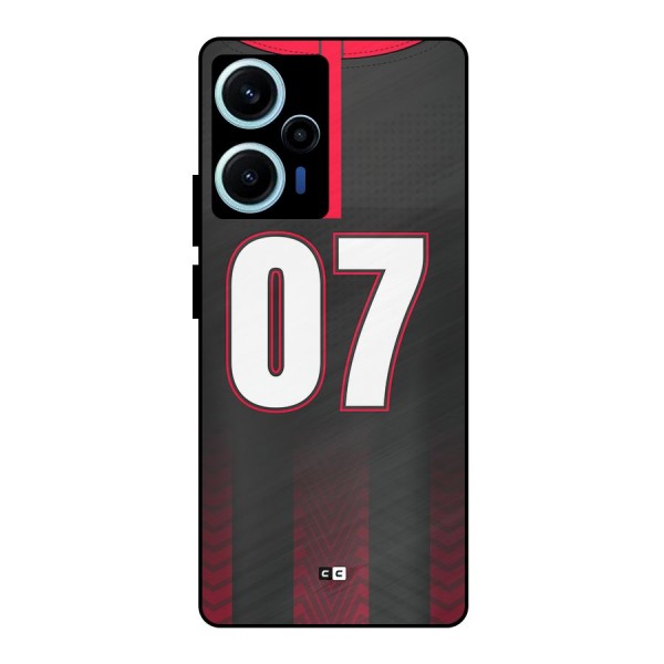 Jersy No 7 Metal Back Case for Poco F5