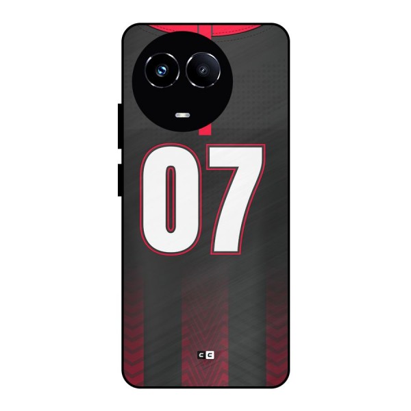 Jersy No 7 Metal Back Case for Realme 11 5G