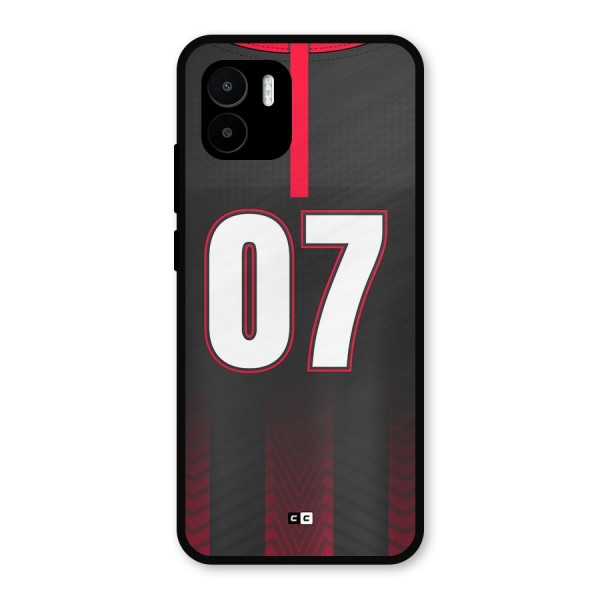 Jersy No 7 Metal Back Case for Redmi A1