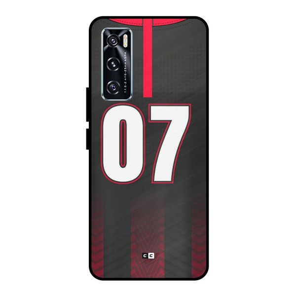 Jersy No 7 Metal Back Case for Vivo V20 SE