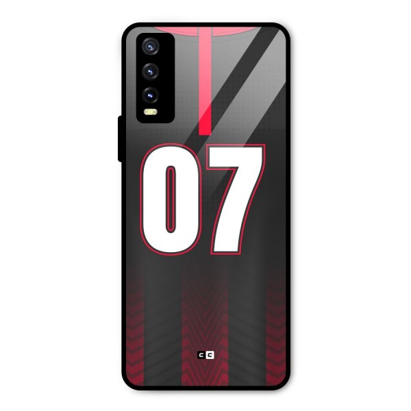 Jersy No 7 Metal Back Case for Vivo Y20 2021