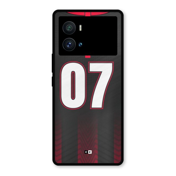 Jersy No 7 Metal Back Case for iQOO 9 Pro