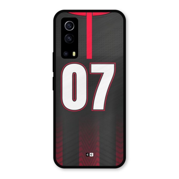 Jersy No 7 Metal Back Case for iQOO Z3