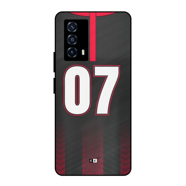 Jersy No 7 Metal Back Case for iQOO Z5