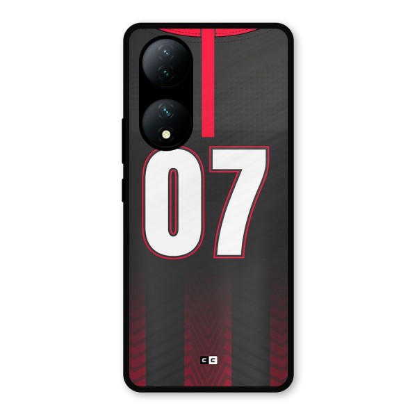 Jersy No 7 Metal Back Case for iQOO Z7