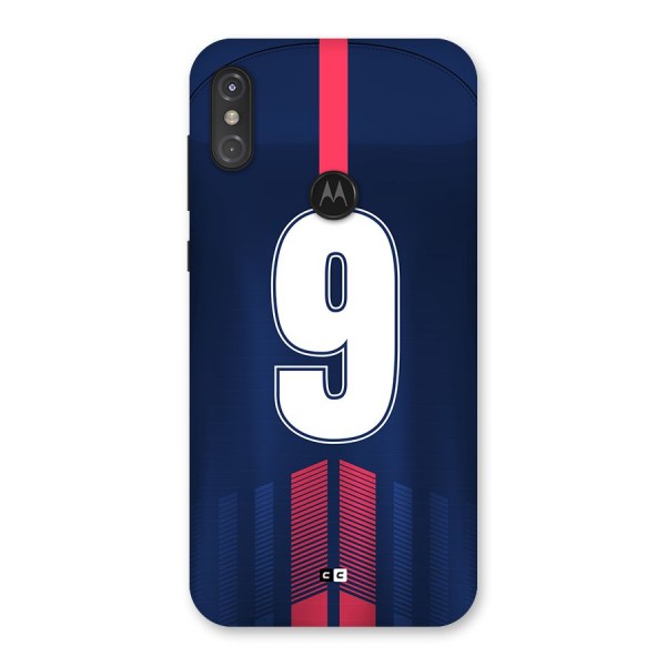 Jersy No 9 Back Case for Motorola One Power