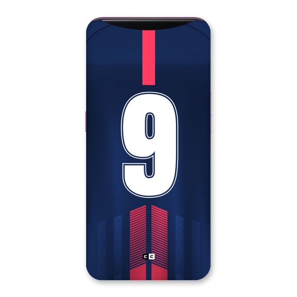 Jersy No 9 Back Case for Oppo Find X