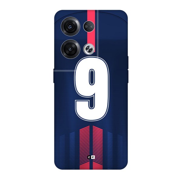 Jersy No 9 Back Case for Oppo Reno8 Pro 5G