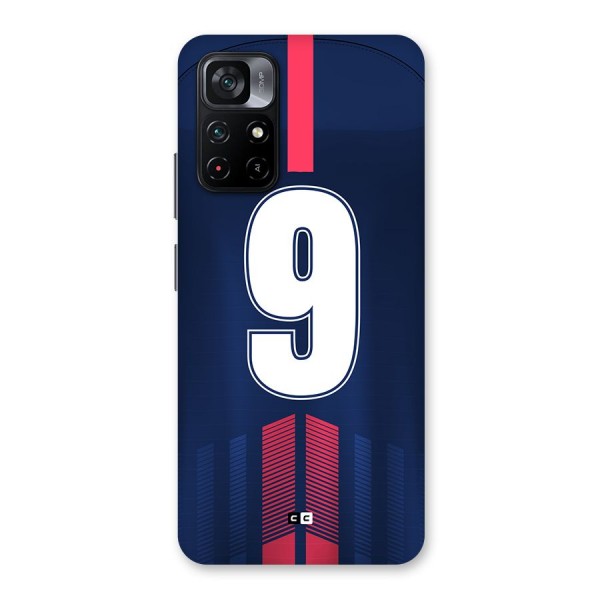 Jersy No 9 Back Case for Poco M4 Pro 5G