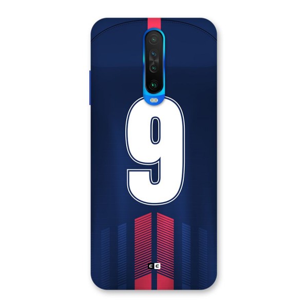 Jersy No 9 Back Case for Poco X2