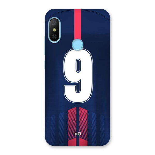 Jersy No 9 Back Case for Redmi 6 Pro