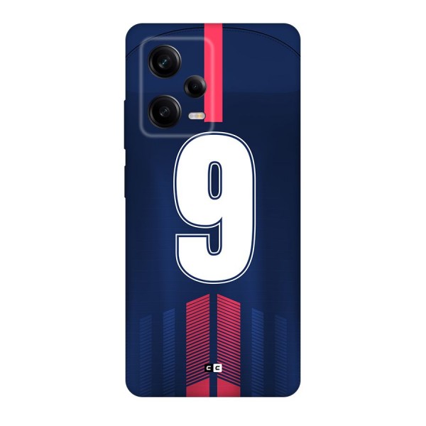 Jersy No 9 Back Case for Redmi Note 12 Pro