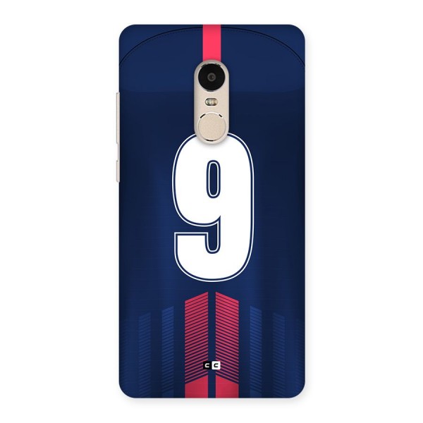 Jersy No 9 Back Case for Redmi Note 4