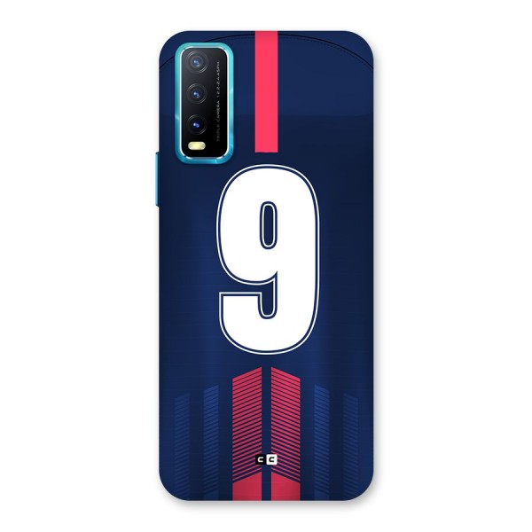 Jersy No 9 Back Case for Vivo Y12s