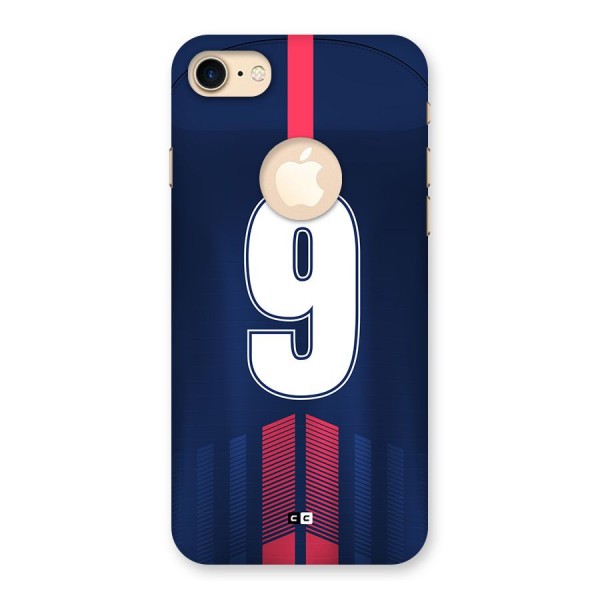 Jersy No 9 Back Case for iPhone 8 Logo Cut